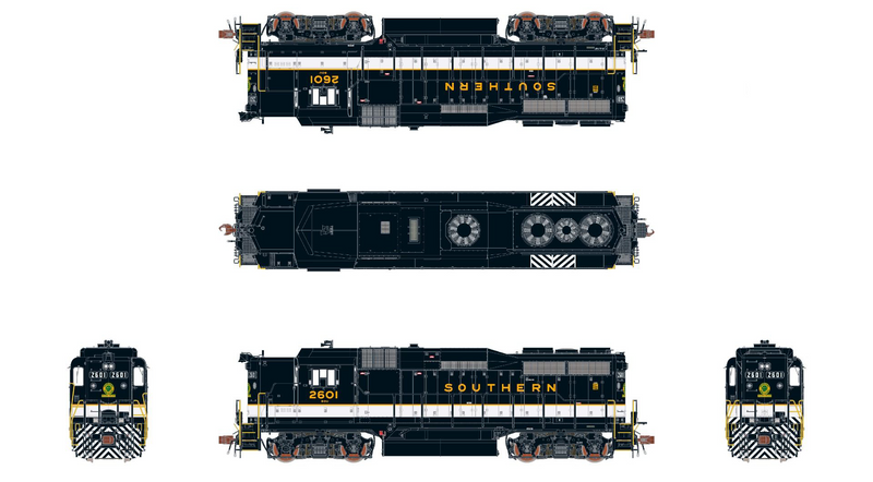 ScaleTrains Rivet 39250 HO Scale EMD GP30 NC Transportation Museum Southern 2601