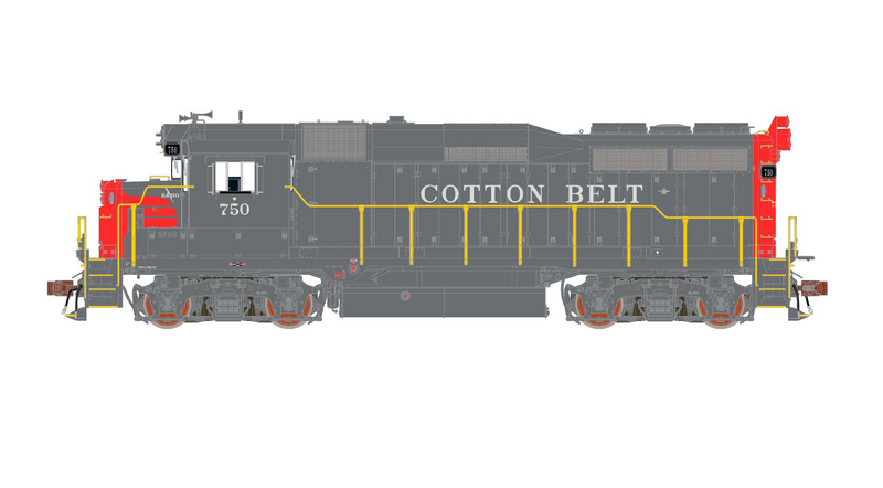 ScaleTrains Rivet 39258 HO Scale EMD GP30 Cotton Belt SSW 755