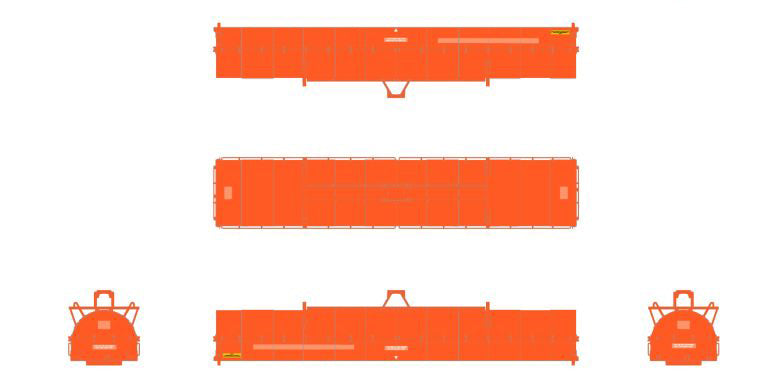 ScaleTrains 39263 N Scale Thrall-Trinity 42' Steel Coil Car CIGX 803003
