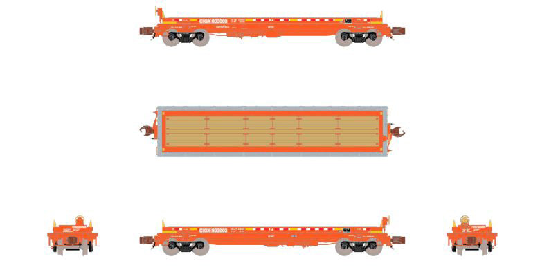 ScaleTrains 39263 N Scale Thrall-Trinity 42' Steel Coil Car CIGX 803003