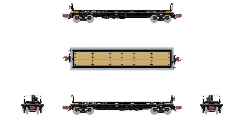 ScaleTrains 39277 N Scale Thrall-Trinity 42' Steel Coil Car Kansas City Southern KCS 720209