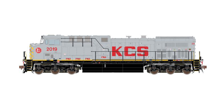 ScaleTrains 39652 HO Scale GE AC4400CW Diesel Kansas City Southern KCS 2043