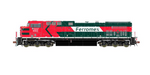 ScaleTrains 39657 HO Scale GE AC4400CW Diesel Ferromex "Diabla" FSRR 4553 DCC & LokSound