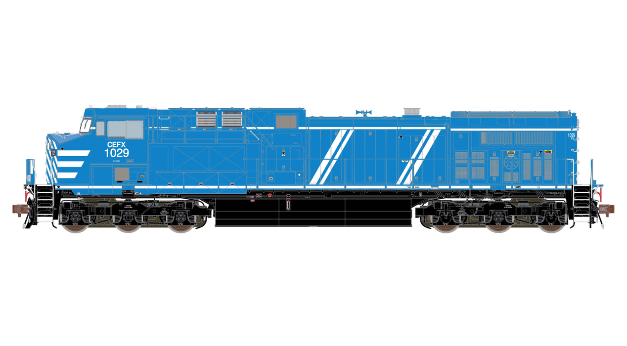 ScaleTrains 39670 HO Scale GE AC4400CW Diesel CEFX 1031