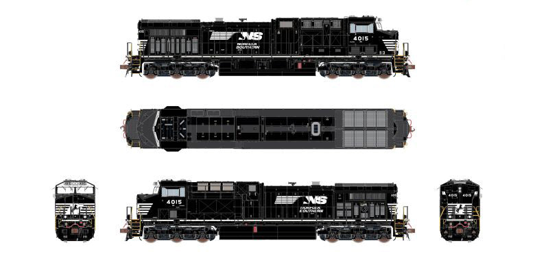 ScaleTrains 39891 HO Scale GE AC44C6M Norfolk Southern “Horsehead” NS 4015 - DCC Sound