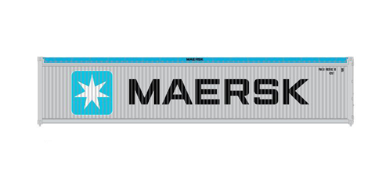 ScaleTrains 40079 HO Scale Rivet Counter PS-Trinity 5 Unit Backpacker Well Car "TT/Maersk" DTTX 64019