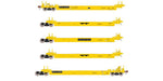 ScaleTrains 40080 HO Scale Rivet Counter PS-Trinity 5 Unit Backpacker Well Car "TT" DTTX 64057