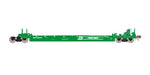 ScaleTrains 40090 HO Scale Rivet Counter PS-Trinity 5 Unit Backpacker Well Car BN 63909