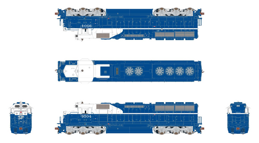 ScaleTrains Museum Quality 70099 HO Scale EMD SD45X Southern Pacific "Ex-EMD" SP 9504 DCC & LokSound