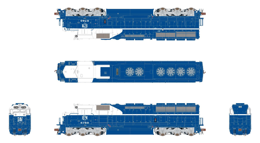 ScaleTrains Museum Quality 70109 HO Scale EMD SD45X EMD Demonstrator 5740 DCC & LokSound