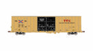 ScaleTrains Operator 11894 HO Scale Trinity 60' 7500 8' Double Plug Door High Cube Boxcar TTX TBOX 671537 (Red Logo)