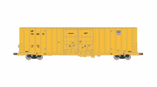 ScaleTrains Operator 11899 HO Scale Trinity 60' 7500 8' Double Plug Door High Cube Boxcar Union Pacific UP 700035 (Anti-Vandalism Reporting Marks/Conspicuity Stripes)