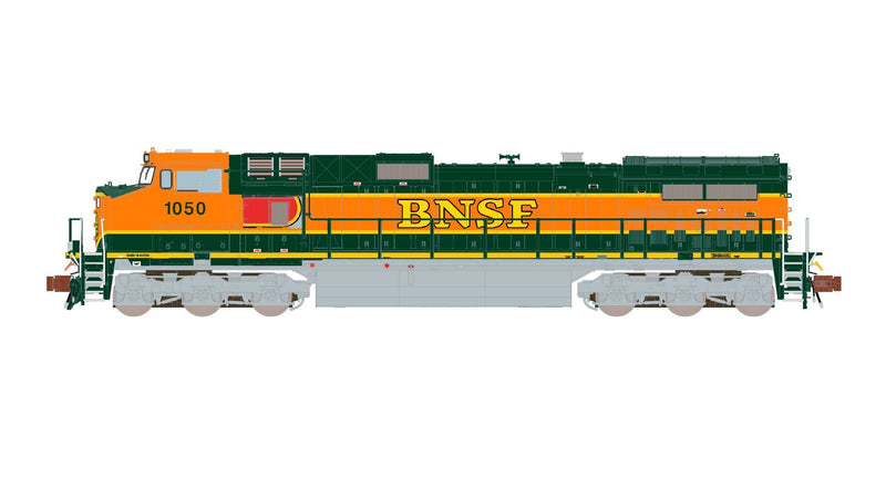 ScaleTrains Rivet 38684 N Scale GE DASH 9 Diesel BNSF Heritage I 1050 - DC