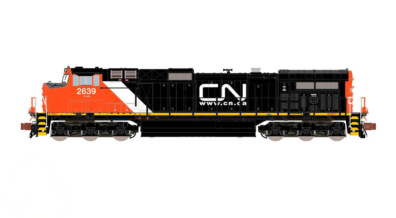 ScaleTrains Rivet 38693 N Scale GE DASH 9 Diesel Canadian National CN 2639 DCC & Sound