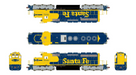 ScaleTrains Rivet 38766 HO Scale EMD SD40-2 Santa Fe ATSF 5142 - DC
