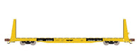 ScaleTrains Rivet 38971 N Scale BSC F68AH Bulkhead Flatcar Yellow TT TTPX 80698