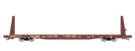 ScaleTrains Rivet 38974 N Scale BSC F68AH Bulkhead Flatcar Red Logo TTPX 80098