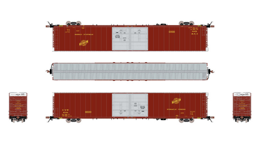 ScaleTrains Rivet 39058 HO Scale Thrall 86' Double Door Boxcar C&NW 92021