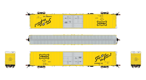 ScaleTrains Rivet 39065 HO Scale Thrall 86' Double Door Boxcar Frisco SLSF 9100
