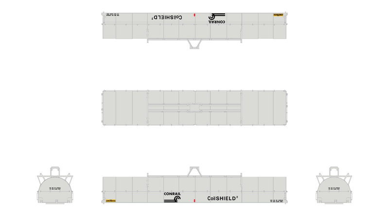 ScaleTrains Rivet 39300 HO Scale Thrall-Trinity 42’ Single-Hood Coil Steel Car ex-CR CSX/NYC 623632