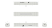 ScaleTrains Rivet 39301 HO Scale Thrall-Trinity 42’ Single-Hood Coil Steel Car ex-CR CSX/NYC 623654