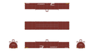 ScaleTrains Rivet 39305 HO Scale Thrall-Trinity 42’ Single-Hood Coil Steel Car Conrail CR 623905