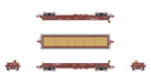 ScaleTrains Rivet 39308 HO Scale Thrall-Trinity 42’ Single-Hood Coil Steel Car Conrail CR 623956