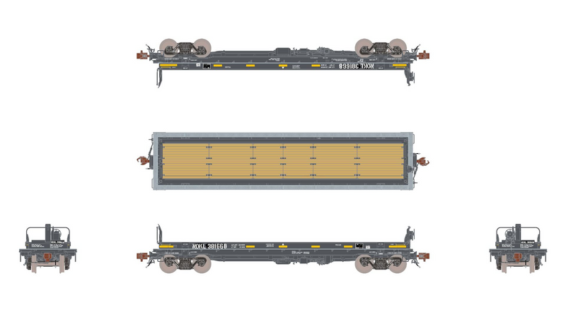 ScaleTrains Rivet 39311 HO Scale Thrall-Trinity 42’ Single-Hood Coil Steel Car Ex-IHB NOKL 381668