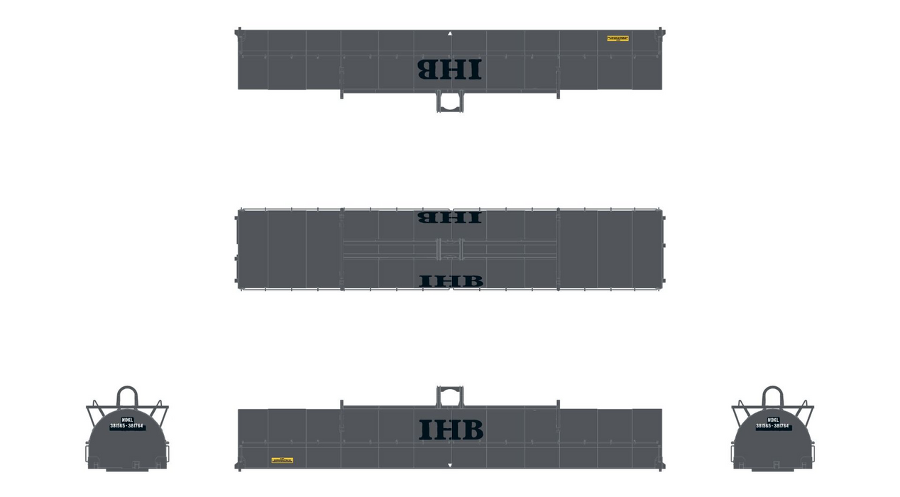 ScaleTrains Rivet 39312 HO Scale Thrall-Trinity 42’ Single-Hood Coil S ...