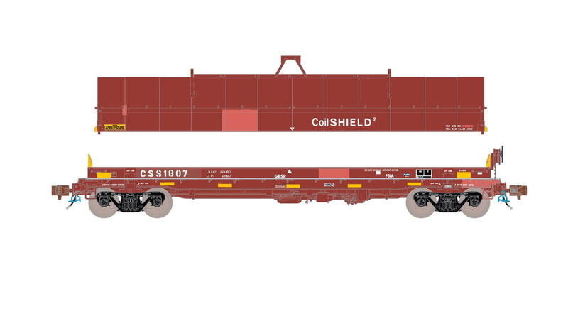 ScaleTrains Rivet 39313 HO Scale Thrall-Trinity 42’ Single-Hood Coil Steel Car Ex-CR CSS 1807