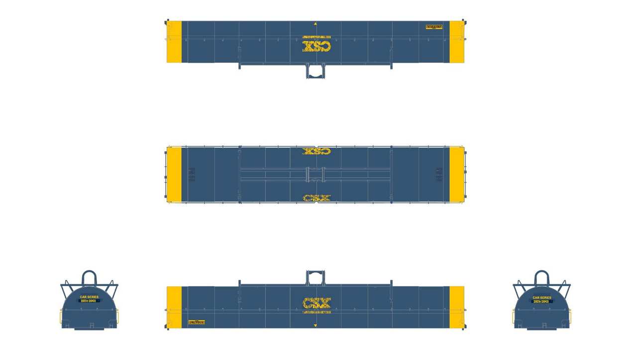 ScaleTrains Rivet 39316 HO Scale Thrall-Trinity 42’ Single-Hood Coil Steel Car Ex-CSX MBKX 250314