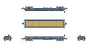 ScaleTrains Rivet 39316 HO Scale Thrall-Trinity 42’ Single-Hood Coil Steel Car Ex-CSX MBKX 250314