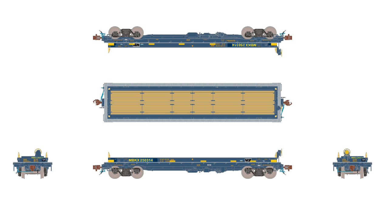 ScaleTrains Rivet 39316 HO Scale Thrall-Trinity 42’ Single-Hood Coil Steel Car Ex-CSX MBKX 250314