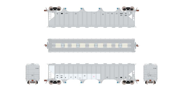 ScaleTrains Rivet 39445 HO Scale PS 5820 Covered Hopper "1990's" GE Rail Services PTLX 41092