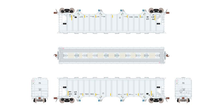ScaleTrains Rivet 39446 HO Scale PS 5820 Covered Hopper "2000's" GE Rail Services PTLX 41140