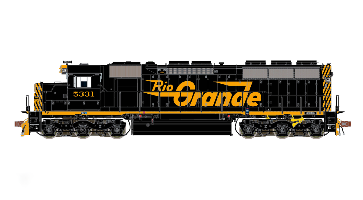 ScaleTrains Rivet 39717 HO Scale EMD SD45 Phase IIb1 Rio Grande Billbo ...