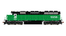 ScaleTrains Rivet 39761 HO Scale EMD SD45 Phase III Burlington Northern BN 6566 DCC & Sound