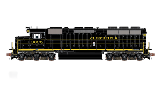 ScaleTrains Rivet 39768 HO Scale EMD SD45 Phase IIc Clinchfield "ex-SCL" 3625