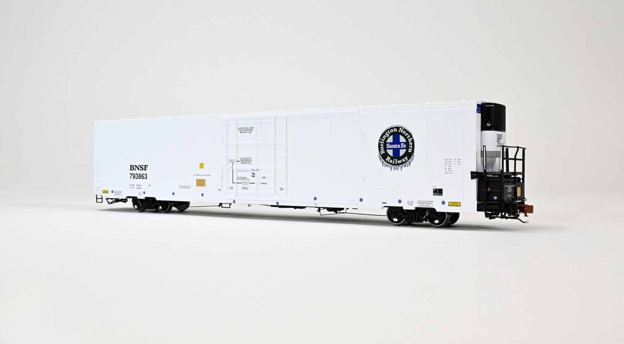 ScaleTrains Rivet 40120 HO Scale 82' 7111 Mechanical Reefer BNSF 793834