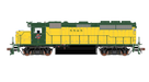 ScaleTrains Rivet 40167 HO Scale EMD GP40 Phase Ia OY/Employee C&NW 5505 DCC & Sound