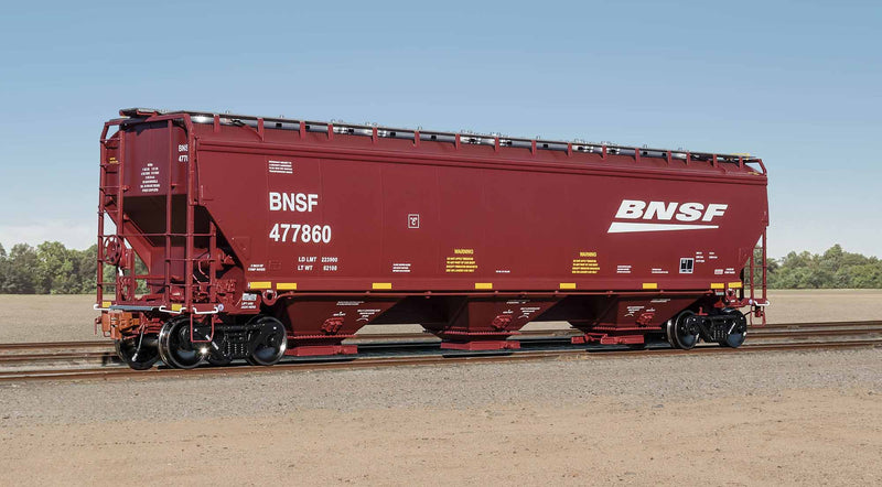 ScaleTrains Rivet 40314 HO Scale Gunderson 5188 Covered Hopper BNSF 477402
