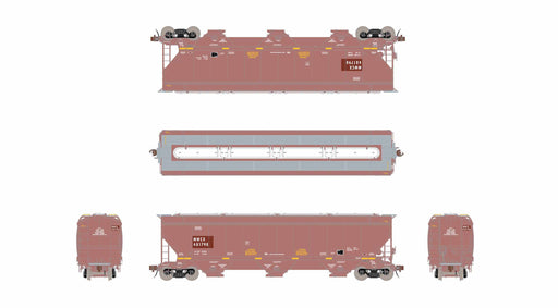 ScaleTrains Rivet 40325 HO Scale Gunderson 5188 Covered Hopper Patched MWCX 481851