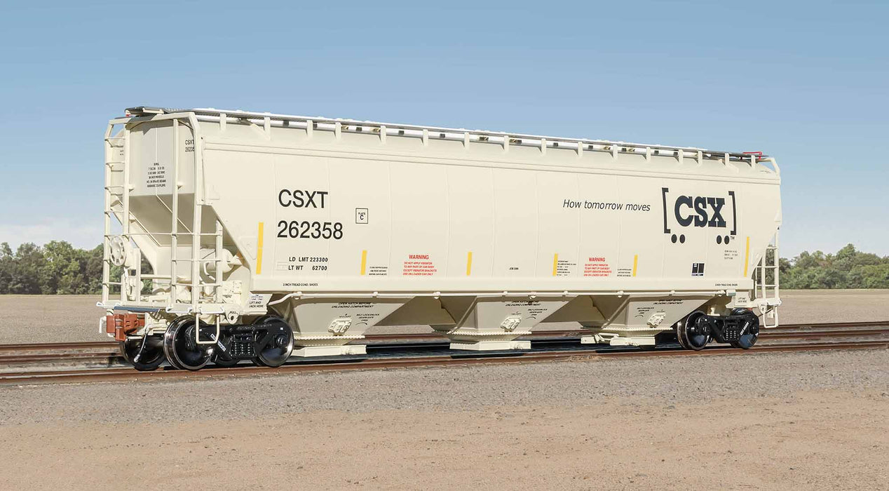 ScaleTrains Rivet 40403 HO Scale Gunderson 5188 Covered Hopper CSXT 262358