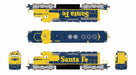 ScaleTrains Rivet 40742 HO Scale EMD SD40-2 Santa Fe ATSF 5176 - DC