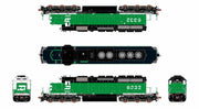 ScaleTrains Rivet 40751 HO Scale EMD SD40-2 Burlington Northern BN 6332 - DCC & Sound (White Face)