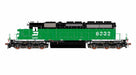 ScaleTrains Rivet 40751 HO Scale EMD SD40-2 Burlington Northern BN 6332 - DCC & Sound (White Face)