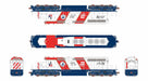 ScaleTrains Rivet 40756 HO Scale EMD SD40-2 Burlington Northern BN 1876 - DC (Bicentennial)