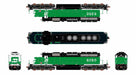 ScaleTrains Rivet 40757 HO Scale EMD SD40-2 Burlington Northern BN 6350 - DCC & Sound (White Face with Ditch Lights)