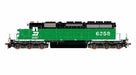 ScaleTrains Rivet 40760 HO Scale EMD SD40-2 Burlington Northern BN 6358 - DC (White Face with Ditch Lights)