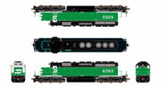 ScaleTrains Rivet 40761 HO Scale EMD SD40-2 Burlington Northern BN 6363 - DCC & Sound (White Face with Ditch Lights)